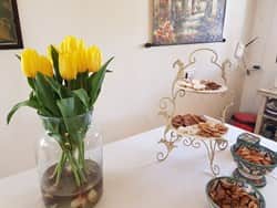 חדר ישיבות גדול - שולחן כיבוד