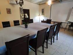 חדר ישיבות גדול - סידור לסדנא